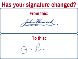 Update your Signature on File