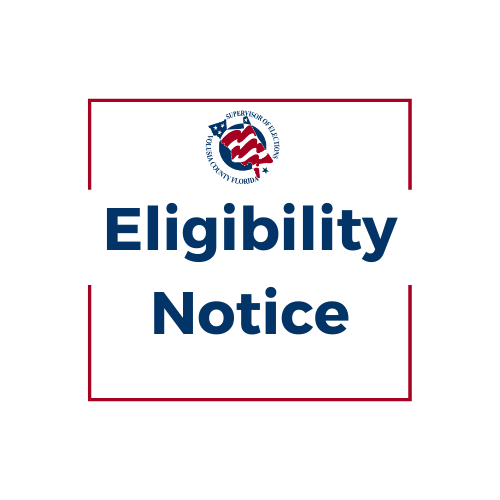 Voter Eligibility Notice - December 29, 2023 Image